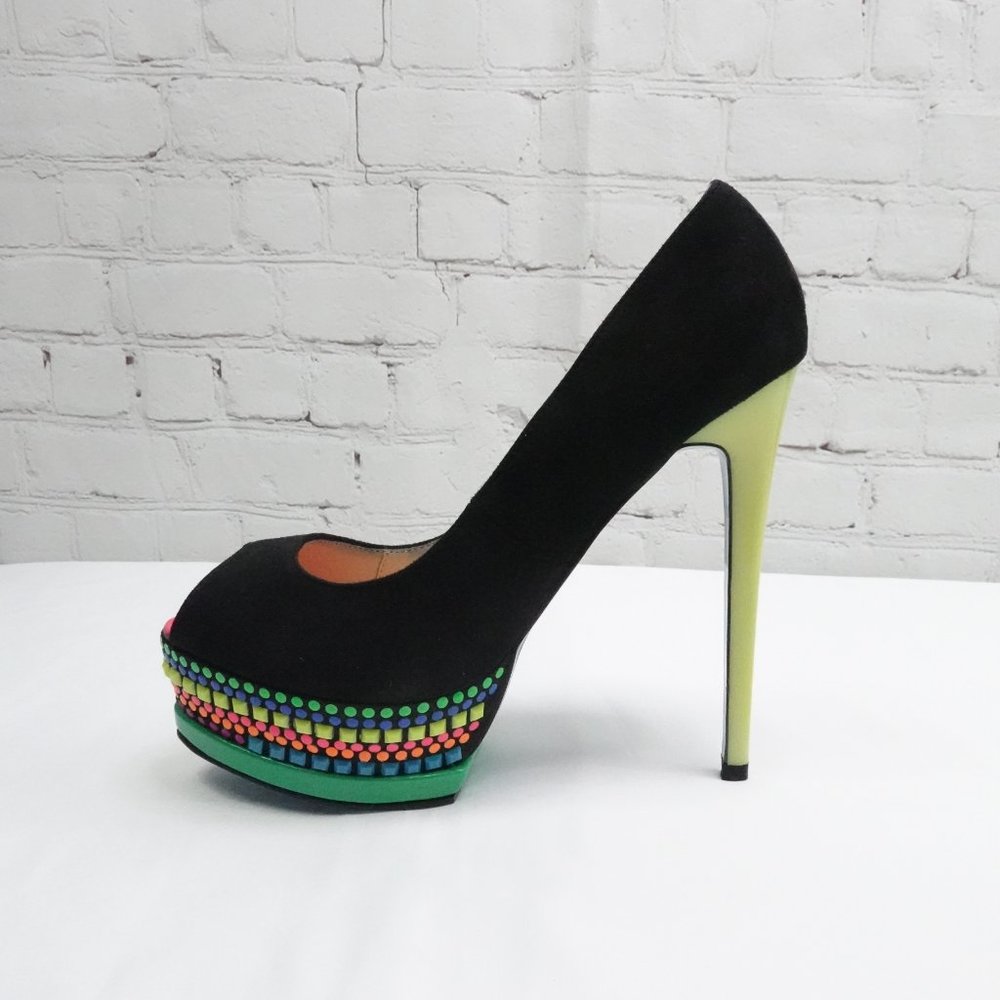 🆕LIMITED EDITION Jaleen Neon Platform Heels